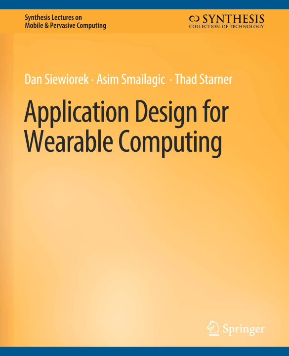 Livro Application Design for Wearable Computing Thad Starner