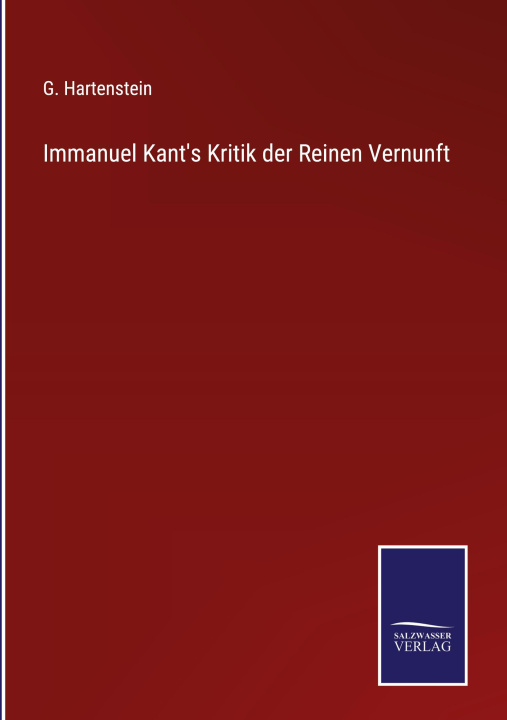 Knjiga Immanuel Kant's Kritik der Reinen Vernunft 