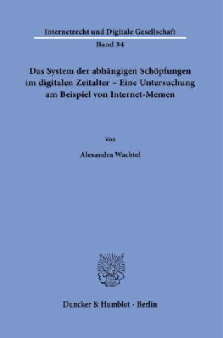 Книга Das System der abhängigen Schöpfungen im digitalen Zeitalter - Eine Untersuchung am Beispiel von Internet-Memen. 