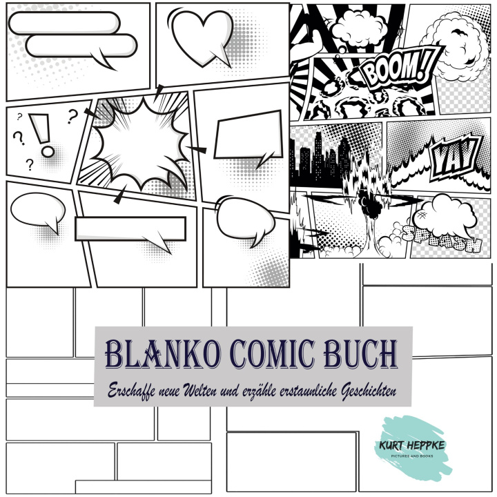 Book Blanko Comic Buch Kurt Heppke