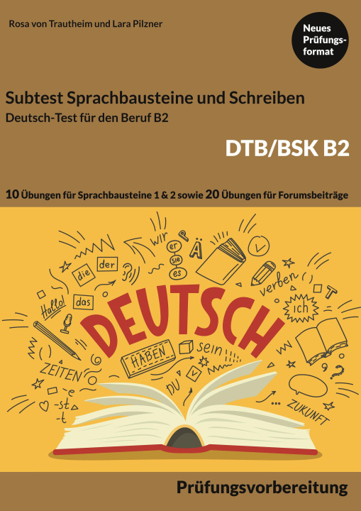 Книга B2 Sprachbausteine + B2 Schreiben von Forumsbeiträgen DTB/BSK B2 Lara Pilzner