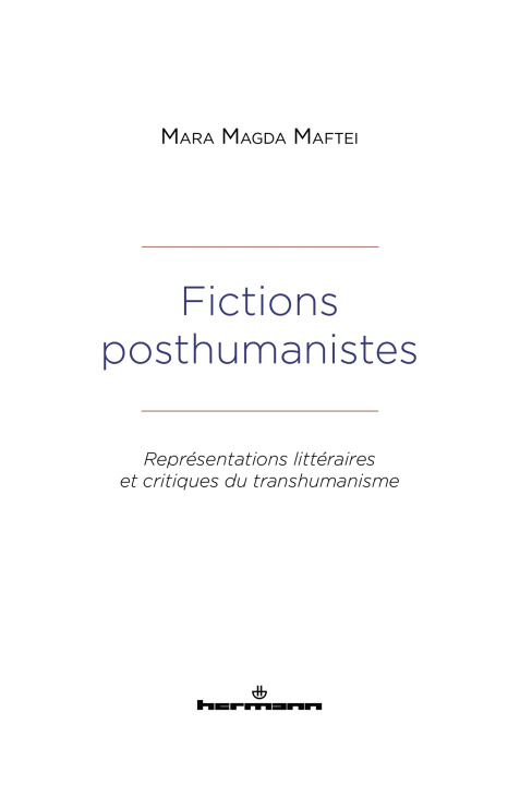 Knjiga Fictions posthumanistes Mara Magda Maftei