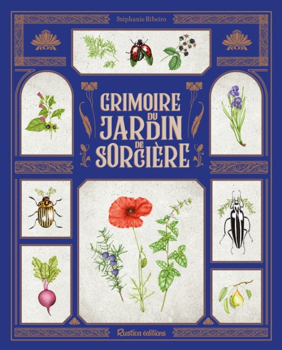 Kniha Grimoire du jardin de sorcière Stéphanie Ribeiro