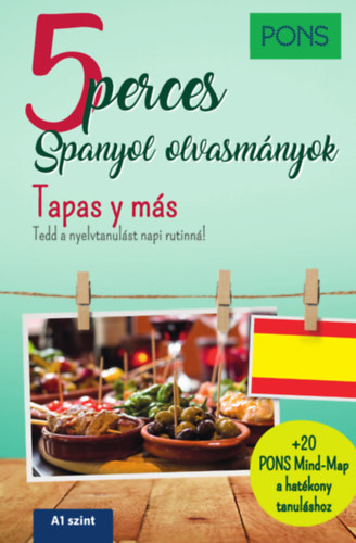 Knjiga PONS 5 perces spanyol olvasmányok - Tapas y más Manuel Vila Baleato