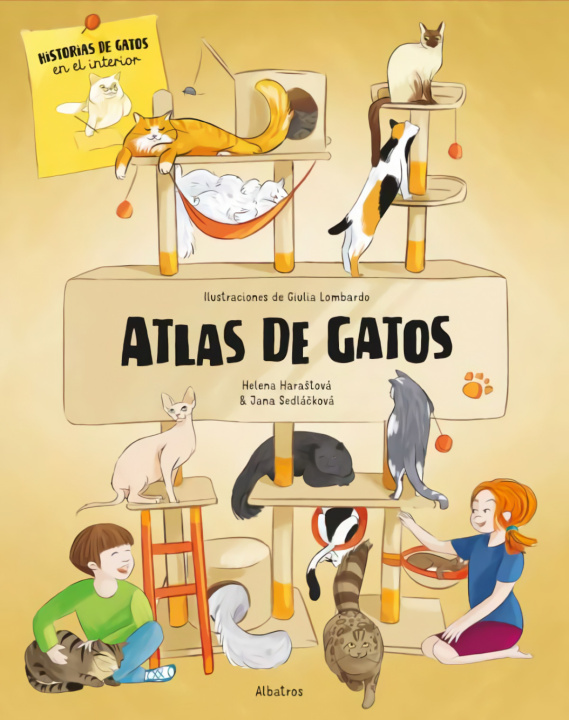 Könyv ATLAS DE GATOS HELENA HARASTOVA