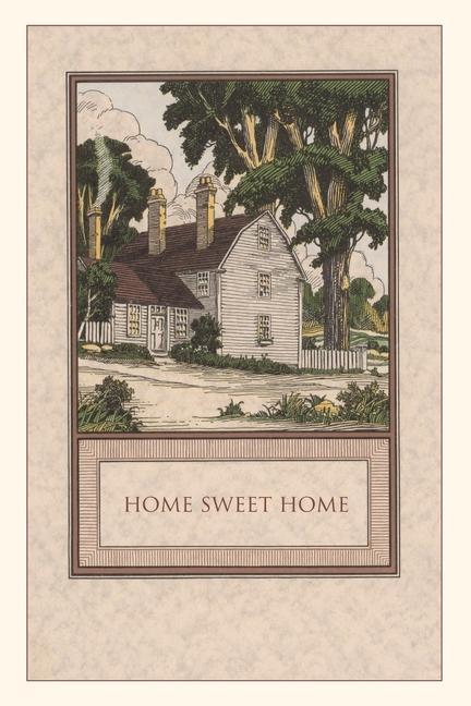 Könyv Vintage Journal Home Sweet Home, House with Trees 