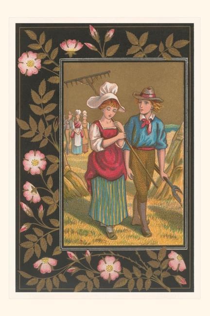 Knjiga Vintage Journal Vintage Farm Couple Found Image Press