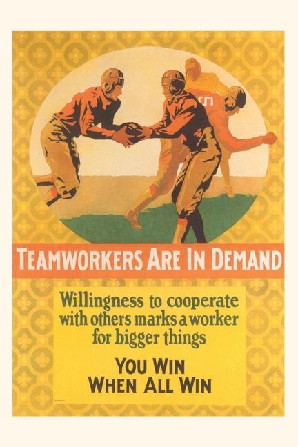Kniha Vintage Journal Team workers are in Demand Found Image Press
