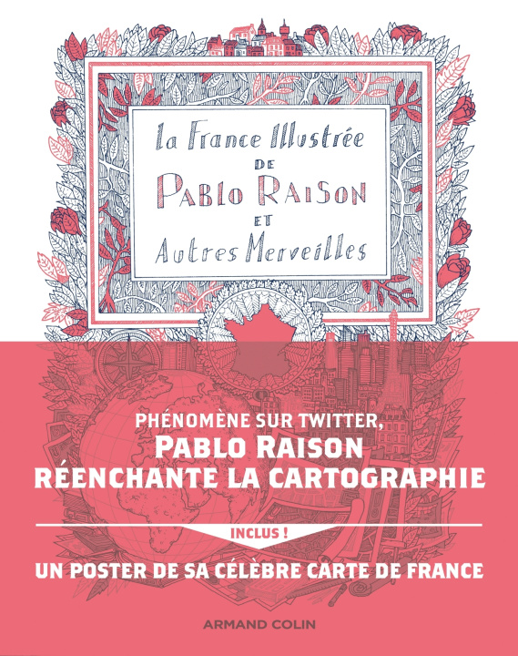 Carte La France illustrée de Pablo Raison, et autres merveilles Pablo Raison