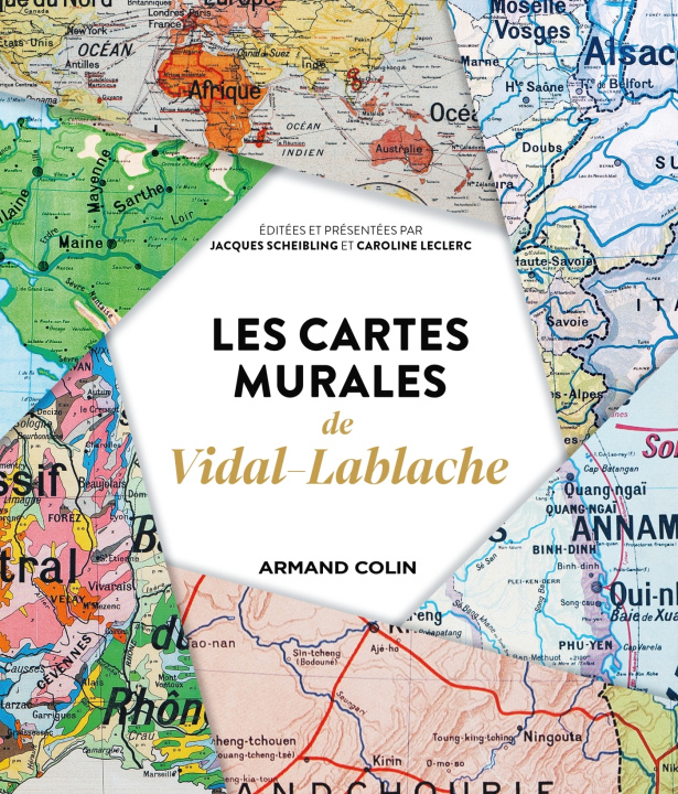 Kniha Les cartes murales de Vidal-Lablache Jacques Scheibling