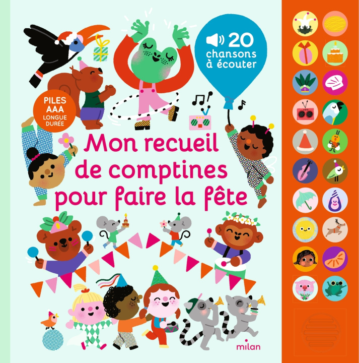 Книга Mon recueil de comptines pour faire la fête 