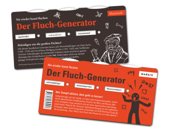 Hra/Hračka Der Fluch-Generator. Nie wieder banal fluchen Rolf-Bernhard Essig