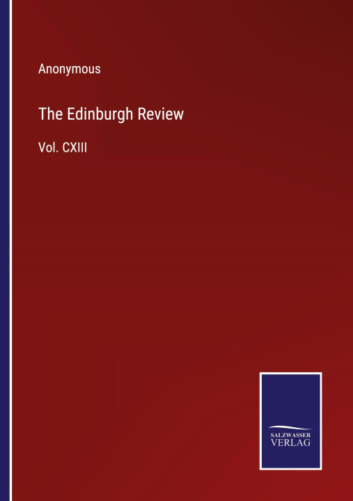 Libro Edinburgh Review 