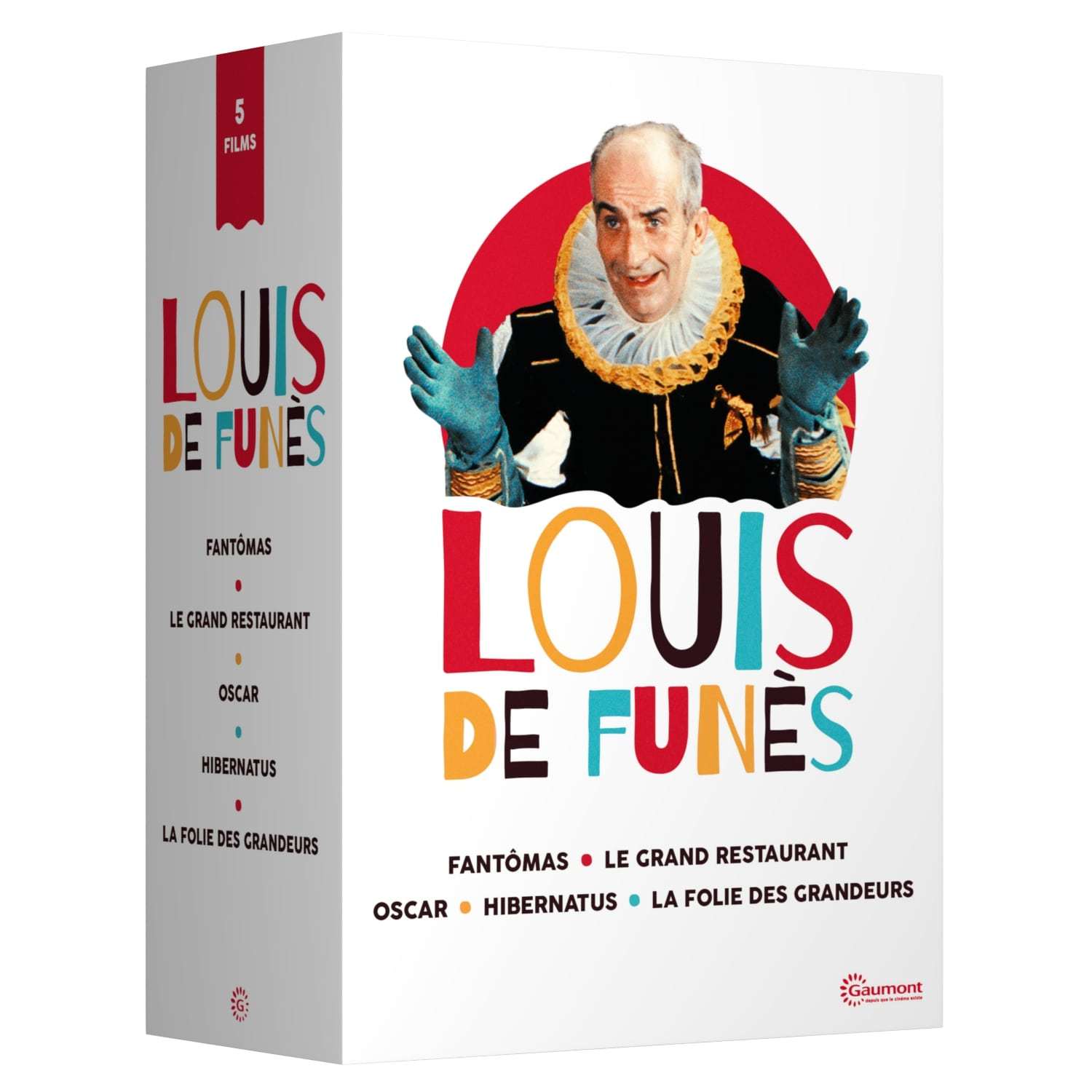 Видео Coffret - Louis de Funes (version 2017) - 5 DVD 