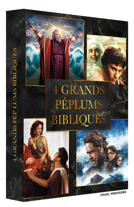 Wideo Péplum bibliques - 5 films - 4 DVD 