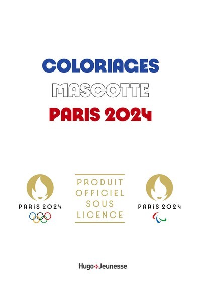 Carte Coloriage Mascotte Paris 2024 