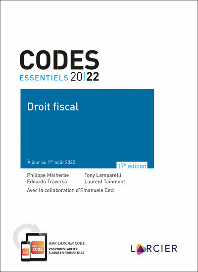 Kniha Code essentiel Droit fiscal 2022 - Textes à jour au 1er août 2022 - À jour au 1er août 2022 Tony Lamparelli
