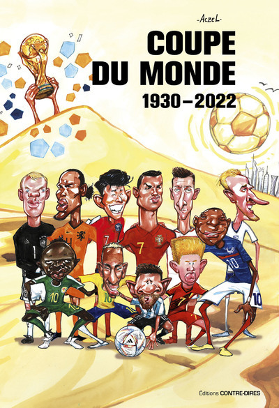 Carte Coupe du Monde - 1930-2022 German Aczel
