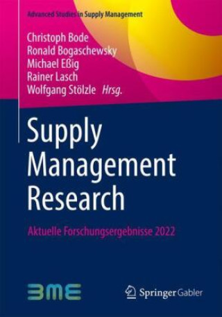 Книга Supply Management Research Christoph Bode
