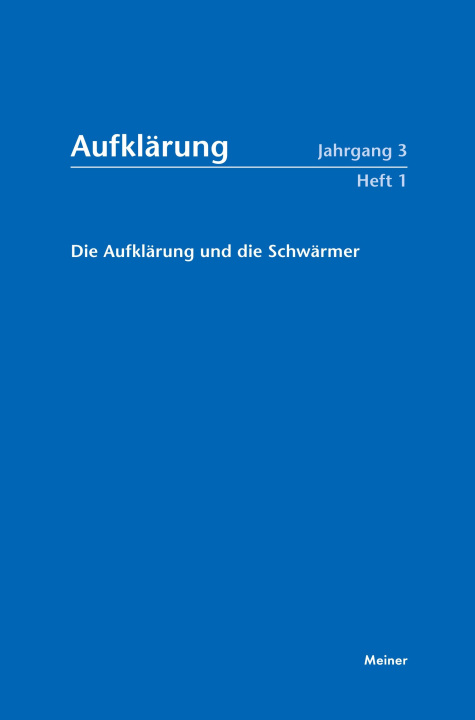 Book Die Aufklärung und die Schwärmer 