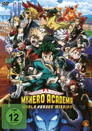 Видео My Hero Academia - The Movie: World Heroes' Mission - DVD, 1 DVD Kohei Hirokoshi