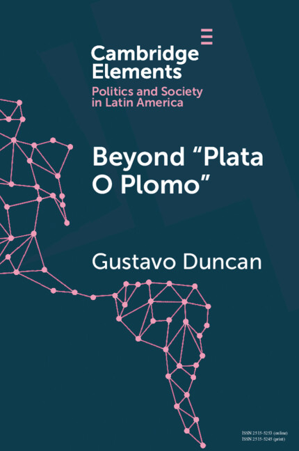 Boek Beyond 'plata o plomo' Gustavo Duncan