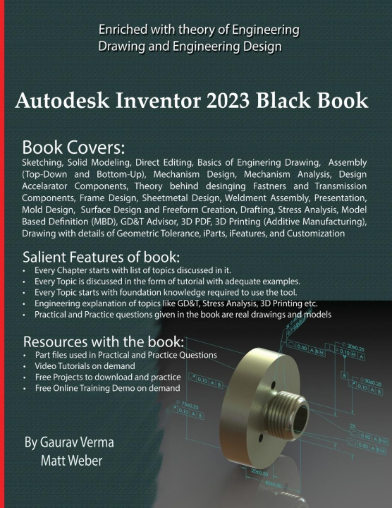 Könyv Autodesk Inventor 2023 Black Book Matt Weber