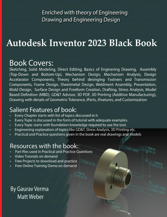 Libro Autodesk Inventor 2023 Black Book Matt Weber