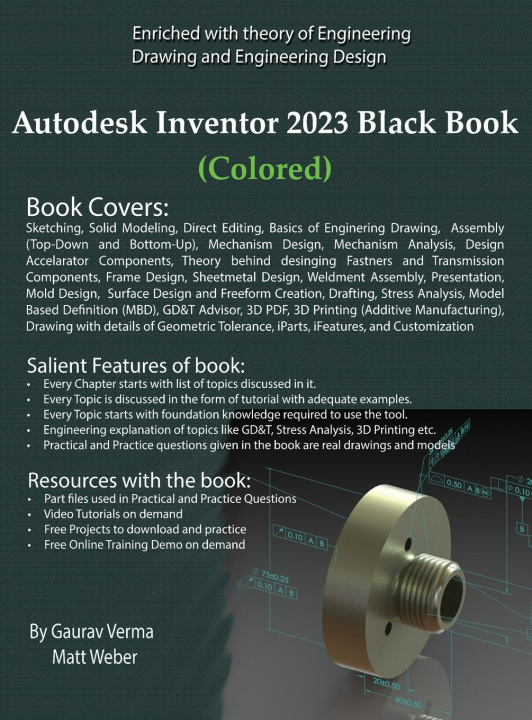 Könyv Autodesk Inventor 2023 Black Book (Colored) Matt Weber