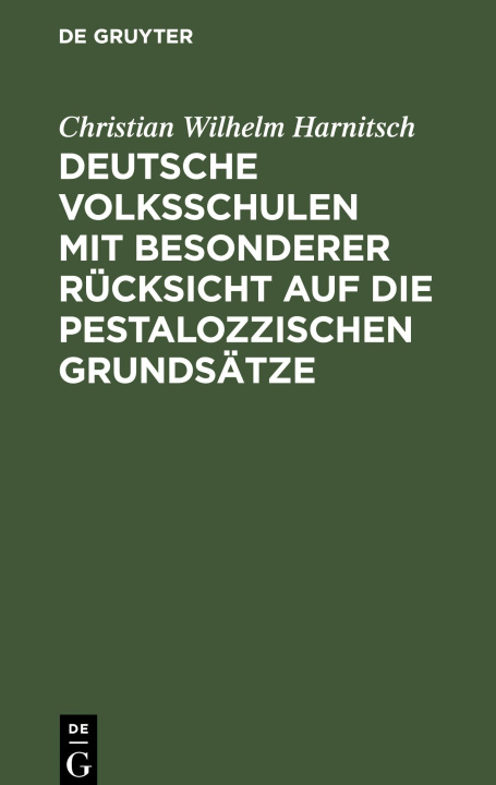Carte Deutsche Volksschulen mit besonderer Rücksicht auf die Pestalozzischen Grundsätze 