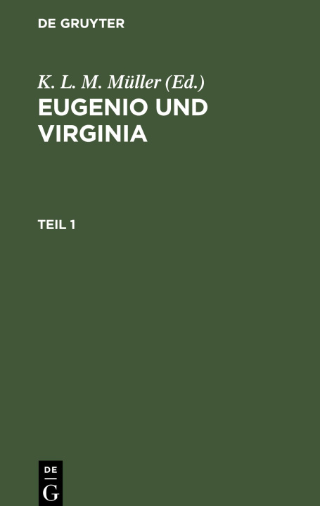 Książka Eugenio und Virginia, Teil 1, Eugenio und Virginia Teil 1 