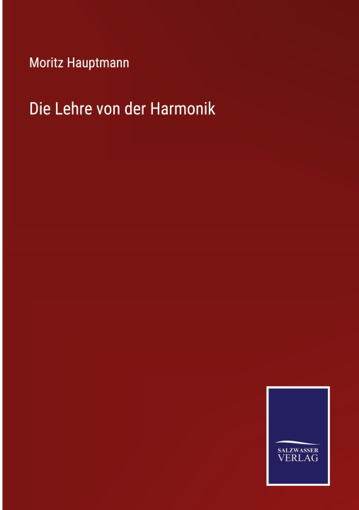 Kniha Lehre von der Harmonik 