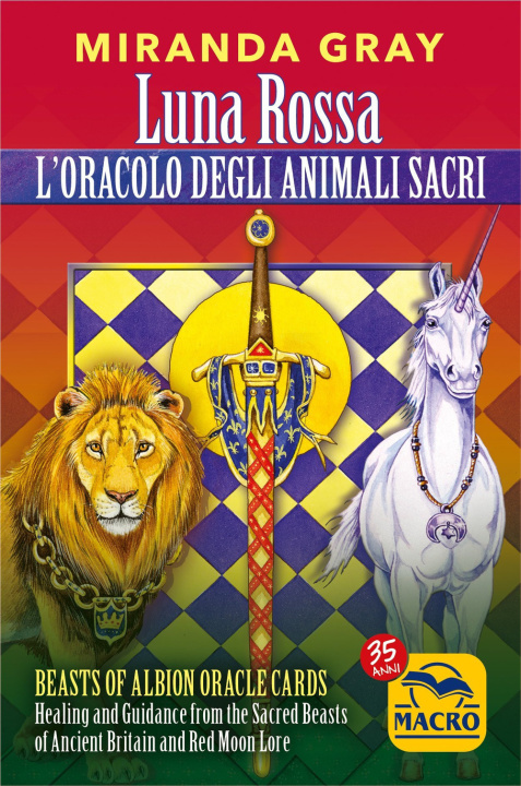 Könyv Luna Rossa. L'oracolo degli animali sacri. Beasts of albion oracle cards Miranda Gray