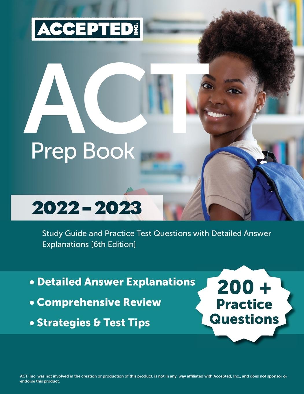 Kniha ACT Prep Book 2022-2023 