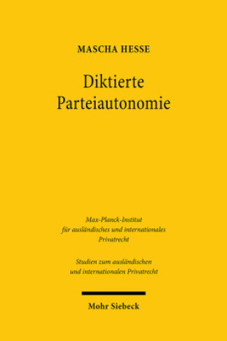 Βιβλίο Diktierte Parteiautonomie Mascha Hesse