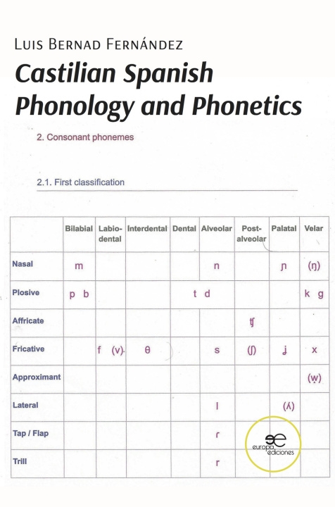 Kniha Castilian spanish phonology and phonetics Luis Bernad Fernández