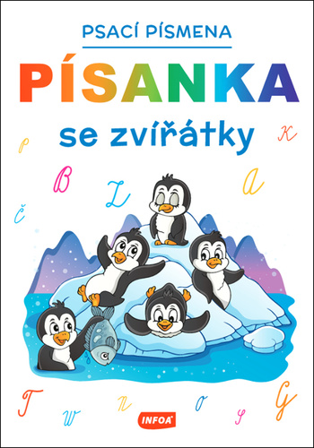 Knjiga Písanka se zvířátky Psací písmena 