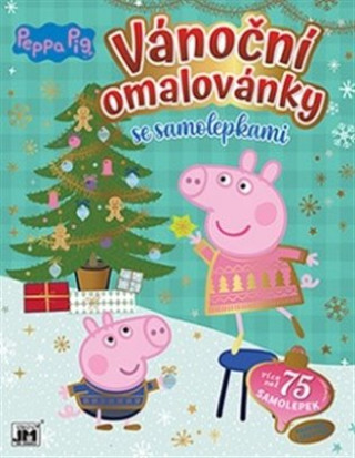 Book Vánoční omalovánky Peppa Pig 