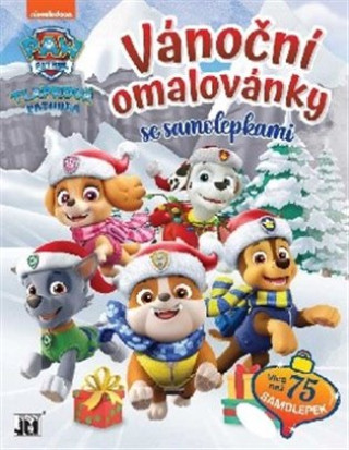 Book Vánoční omalovánky Tlapková patrola 