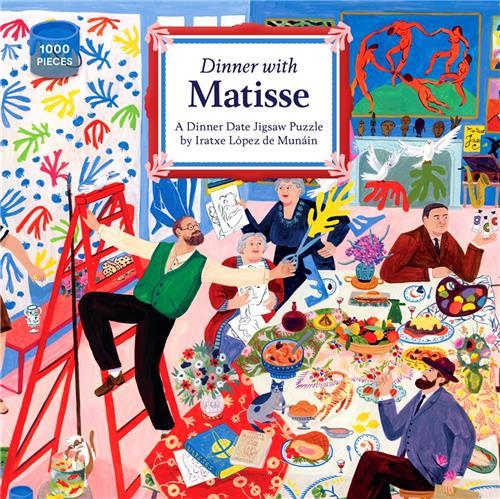 Játék Dinner with Matisse  A 1000 Piece Dinner Date Jigsaw Puzzle IRATXE LOPEZ DE MUNA