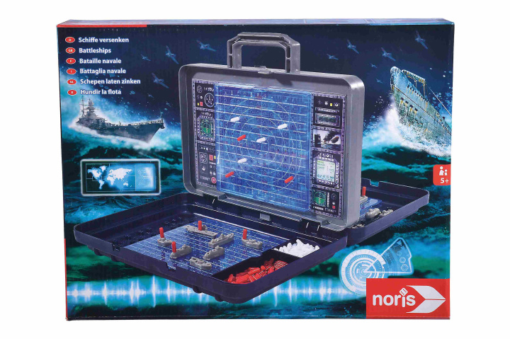 Książka Gra w okręty elektroniczna z efektami świetlnymi NORIS 