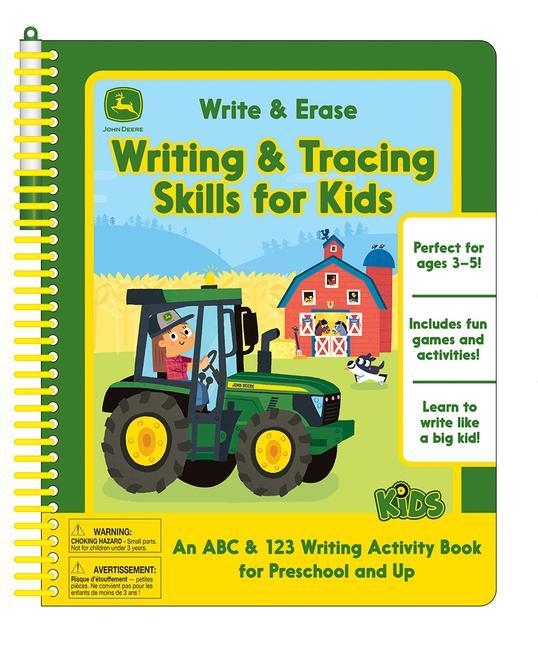 Książka John Deere Kids Write & Erase Writing & Tracing Skills for Kids 