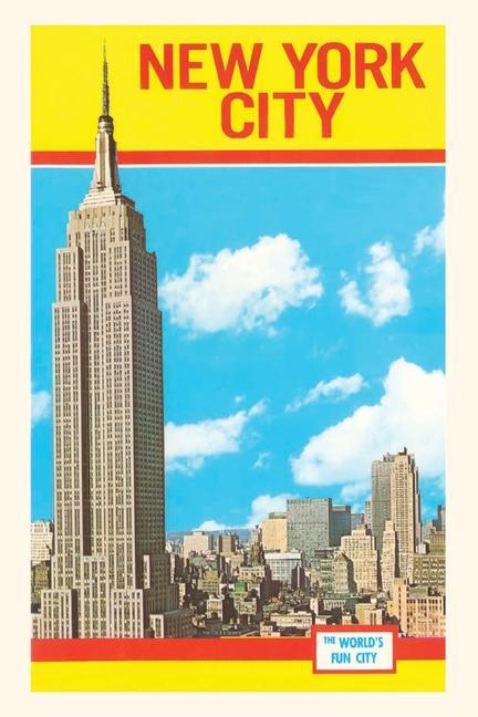 Buch Vintage Journal New York City, The World's Fun City Found Image Press