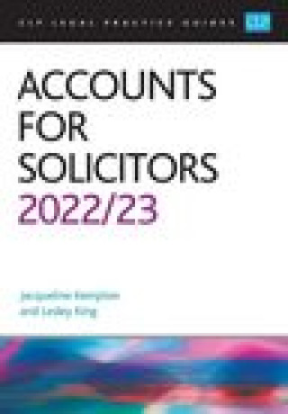 Книга Accounts for Solicitors 2022/2023 Kempton