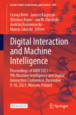 Book Digital Interaction and Machine Intelligence Cezary Biele