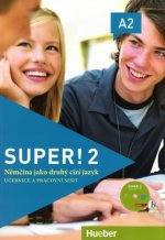 Книга Super! 2/A2: učebnice a pracovní sešit + CD zdarma Carmen Cristache