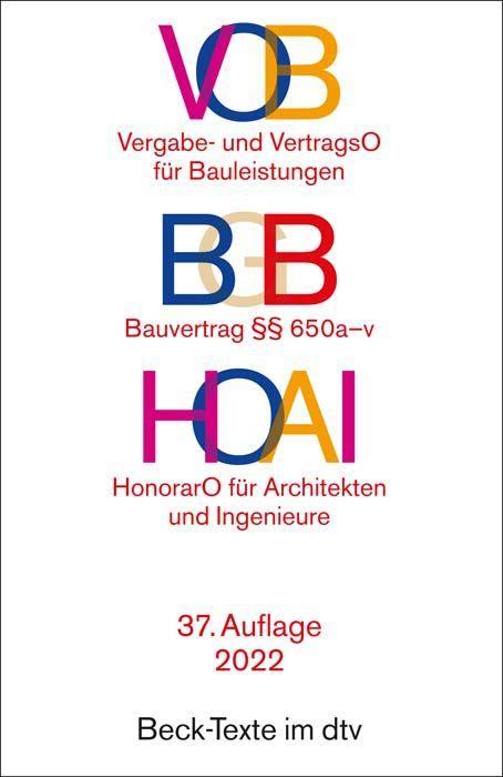 Kniha VOB / BGB  / HOAI Ulrich Werner