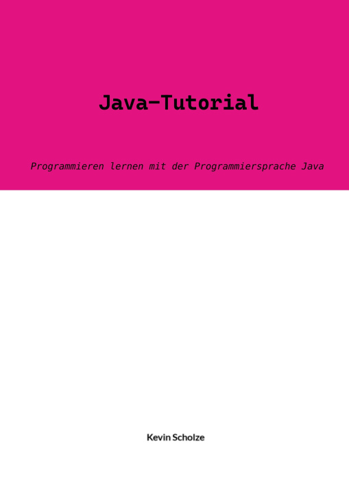Kniha Java-Tutorial 