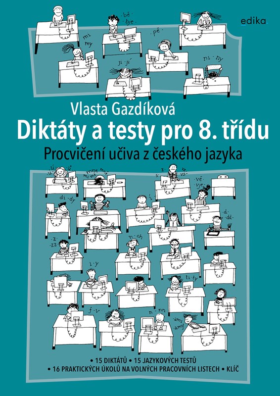 Книга Diktáty a testy pro 8. třídu Vlasta Gazdíková