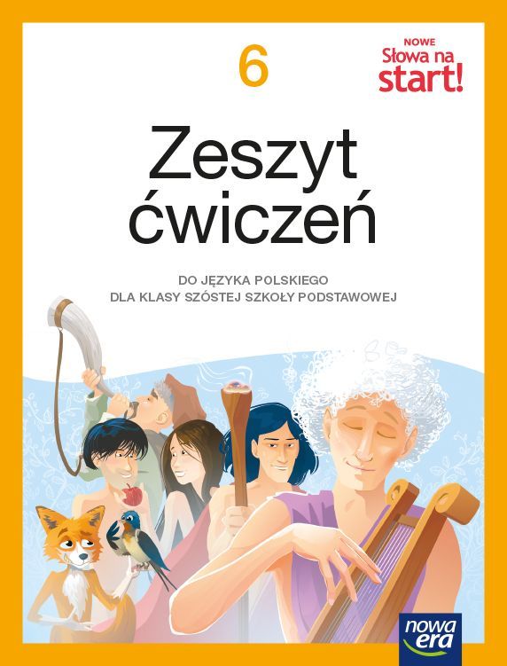 Könyv Język polski Nowe Słowa na start! zeszyt ćwiczeń dla klasy 6 szkoły podstawowej 62925 Joanna Kuchta